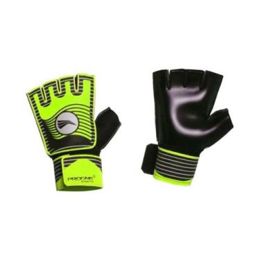 Imagem de Luva Meio Dedo Progne Sports Training Futsal Adulto - Infantil, Verde 