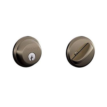 Imagem de SCHLAGE Fechadura de cilindro único Lock CO B60N620, estanho