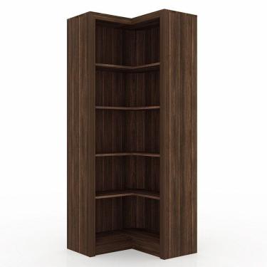 Imagem de Armário de Canto Me4132 para Escritório Nogal Tecno Mobili