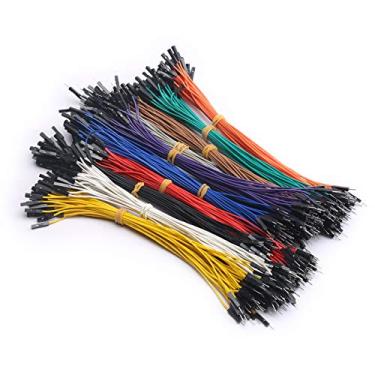 Imagem de Fita de cabo jumper de fio Dupont Multicolorida 50pinos 50PCS 20 cm macho para fêmea compatível com Arduino Breadboard SMT32 Arduino Raspberry Pi