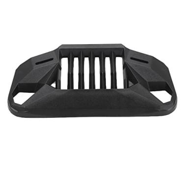 Imagem de Grade dianteira de jipe ​​RC, grade dianteira de corrida em plástico durável para carroceria de jipe ​​1/10 sobre esteiras