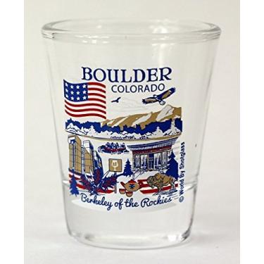 Imagem de Copo de shot Boulder Colorado Great American Cities Collection