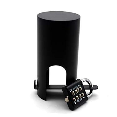 Imagem de ZHI Sistema de bloqueio de torneira externa para evitar roubo de água, evitar roubo de água por tampa e bloqueio de código, impedir o uso não autorizado de água e vandalismo, a tampa de proteção da