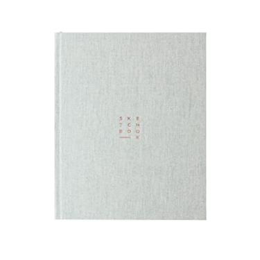 Imagem de Caderno de desenho encadernado em espiral para artista - Grande 20,3 x 25,4 cm - Papel de desenho grosso de 36,3 kg com capa dura de tecido - 64 folhas