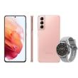Smartphone Samsung Galaxy S21 128Gb Rosa - 5G + Smartwatch Galaxy Watc