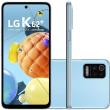Smartphone LG K62+ 128GB 4G Wi-Fi Tela 6.6'' Dual Chip 4GB RAM Câmera Quádrupla + Selfie 28MP - Azul